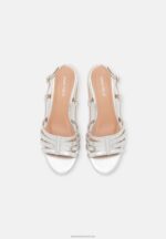 Z62T1304 Women Anna Field Sandals Silver - Image 6