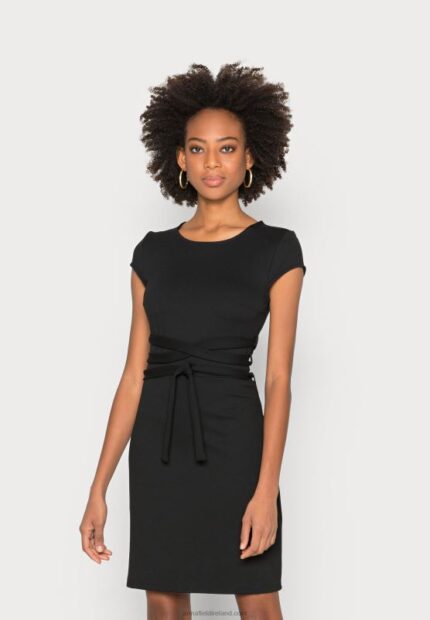 Z62T131 Women Anna Field Jersey Dress Black