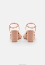 Z62T1321 Women Anna Field Leather Sandals Light Pink - Image 4