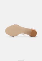 Z62T1326 Women Anna Field Leather Sandals Rose - Image 5