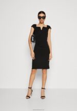 Z62T133 Women Anna Field Jersey Dress Black - Image 2