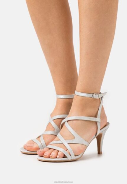 Z62T1343 Women Anna Field Sandals Silver