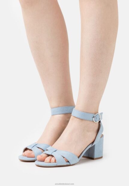 Z62T1353 Women Anna Field Sandals Light Blue