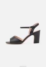 Z62T1369 Women Anna Field Leather Sandals Black - Image 2