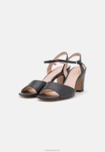 Z62T1369 Women Anna Field Leather Sandals Black - Image 3