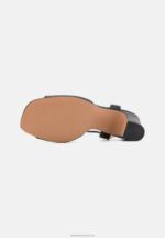 Z62T1369 Women Anna Field Leather Sandals Black - Image 5
