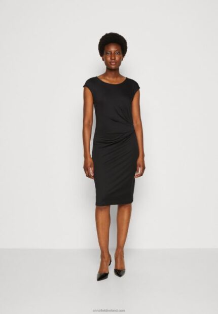 Z62T136 Women Anna Field Jersey Dress Black