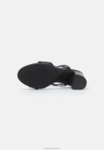 Z62T1375 Women Anna Field High Heeled Sandals Black - Image 5