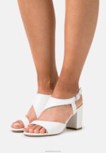 Z62T1376 Women Anna Field Sandals White