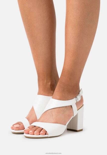 Z62T1376 Women Anna Field Sandals White