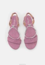 Z62T1384 Women Anna Field Sandals Lilac - Image 6