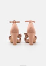 Z62T1394 Women Anna Field Sandals Rose Gold - Image 4