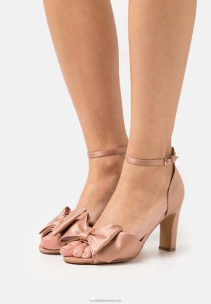Z62T1394 Women Anna Field Sandals Rose Gold