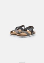 Z62T1406 Women Anna Field Sandals Gunmetal - Image 3