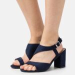 Z62T1414 Women Anna Field Sandals Dark Blue