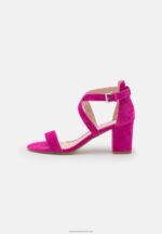 Z62T1416 Women Anna Field Leather Sandals Pink - Image 2