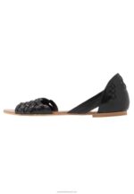 Z62T1420 Women Anna Field Leather Sandals Black - Image 2