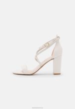 Z62T1428 Women Anna Field Leather Sandals White - Image 2