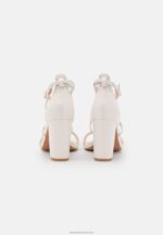 Z62T1428 Women Anna Field Leather Sandals White - Image 4