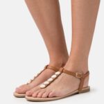 Z62T1429 Women Anna Field Sandals Cognac