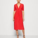 Z62T142 Women Anna Field Jersey Dress Red