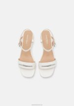 Z62T1430 Women Anna Field Sandals White - Image 6