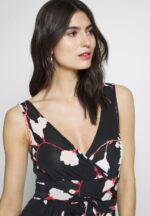 Z62T143 Women Anna Field Maxi Dress Black/Pink - Image 4