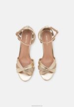 Z62T1441 Women Anna Field Sandals Gold - Image 6