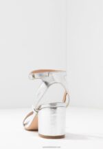 Z62T1448 Women Anna Field Sandals Silver - Image 6