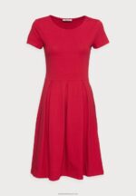 Z62T144 Women Anna Field Jersey Dress Red - Image 5