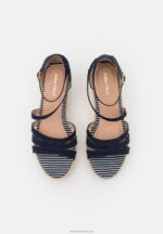 Z62T1453 Women Anna Field Platform Sandals Blue - Image 5