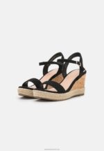 Z62T1455 Women Anna Field Platform Sandals Black - Image 3