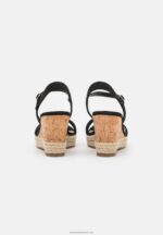 Z62T1455 Women Anna Field Platform Sandals Black - Image 4