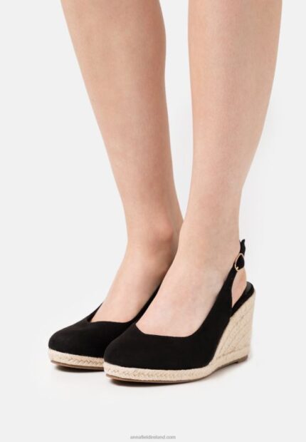 Z62T1458 Women Anna Field Platform Sandals Black