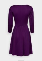 Z62T145 Women Anna Field Jersey Dress Purple - Image 2