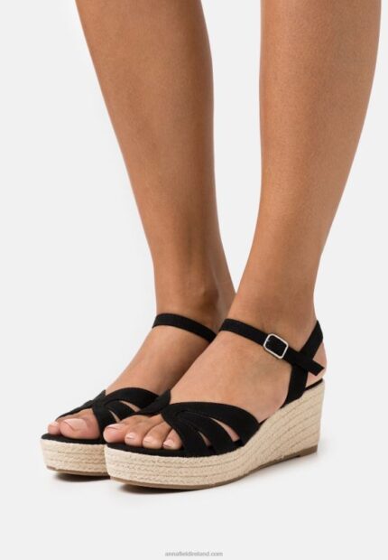 Z62T1460 Women Anna Field Platform Sandals Black
