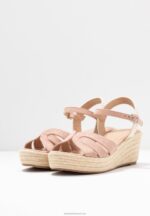 Z62T1463 Women Anna Field Platform Sandals Light Pink - Image 5