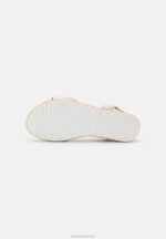 Z62T1464 Women Anna Field Platform Sandals Gold - Image 5