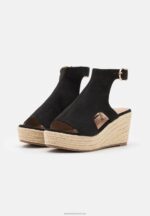 Z62T1469 Women Anna Field Platform Sandals Black - Image 3