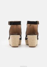 Z62T1469 Women Anna Field Platform Sandals Black - Image 4