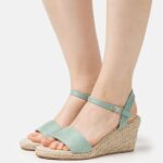Z62T1487 Women Anna Field Wedge Sandals Mint