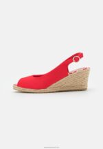 Z62T1490 Women Anna Field Wedge Sandals Red - Image 2