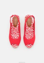 Z62T1490 Women Anna Field Wedge Sandals Red - Image 6