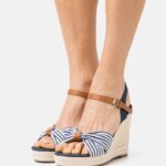 Z62T1491 Women Anna Field High Heeled Sandals Dark Blue
