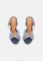 Z62T1491 Women Anna Field High Heeled Sandals Dark Blue - Image 6