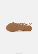 Z62T1501 Women Anna Field T-Bar Sandals Cognac - Image 5