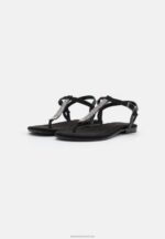 Z62T1504 Women Anna Field T-Bar Sandals Black - Image 3