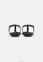 Z62T1504 Women Anna Field T-Bar Sandals Black - Image 4