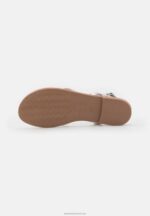 Z62T1507 Women Anna Field T-Bar Sandals Silver - Image 4
