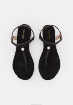 Z62T1510 Women Anna Field T-Bar Sandals Black - Image 6